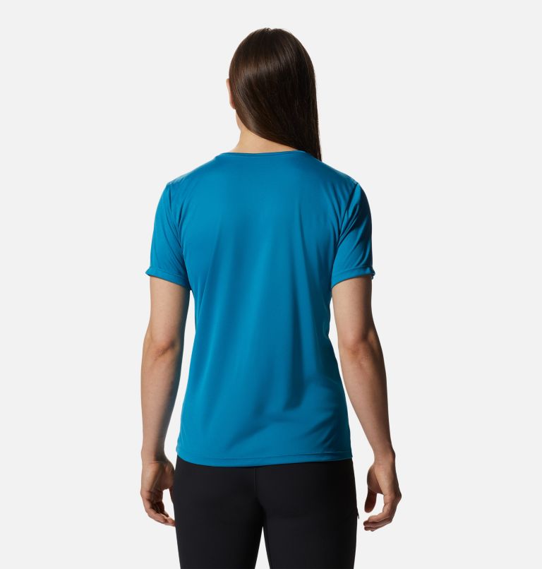 Women's Wicked Tech Short Sleeve, Color: Vinson Blue, image 2