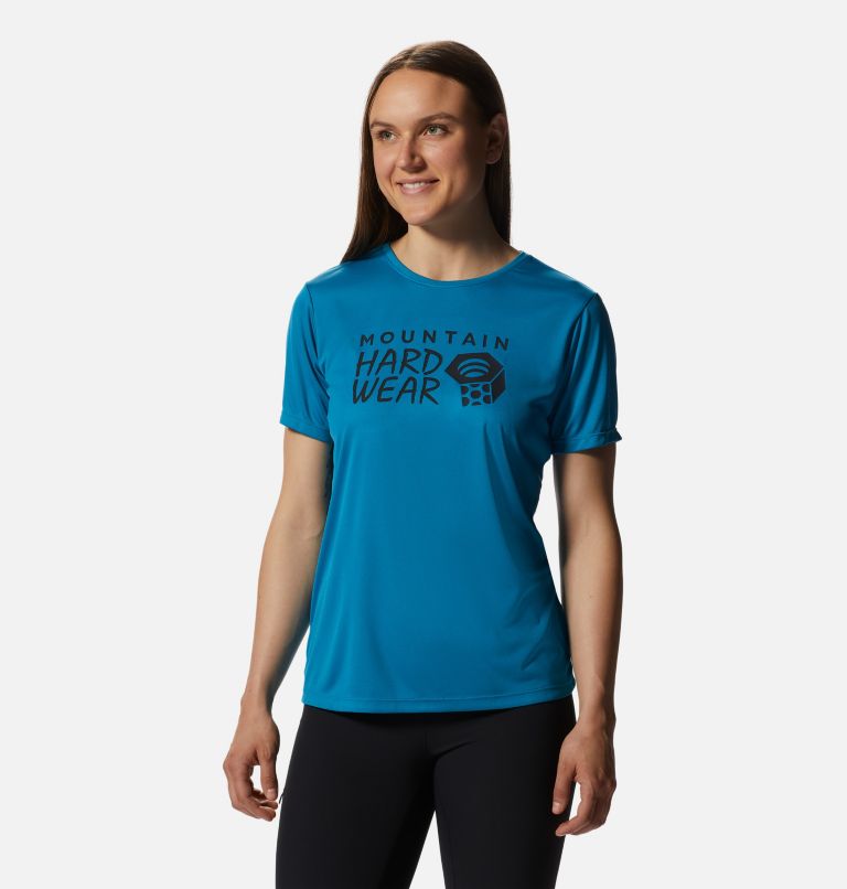 Women's Wicked Tech Short Sleeve, Color: Vinson Blue, image 1