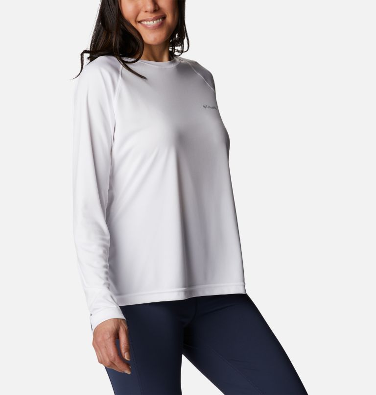 Women's Fork Stream Long Sleeve Shirt, Color: White, image 5