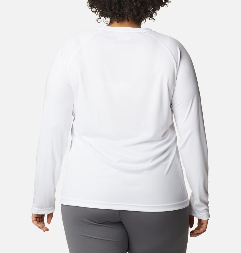 Women's Fork Stream Long Sleeve Shirt - Plus Size, Color: White