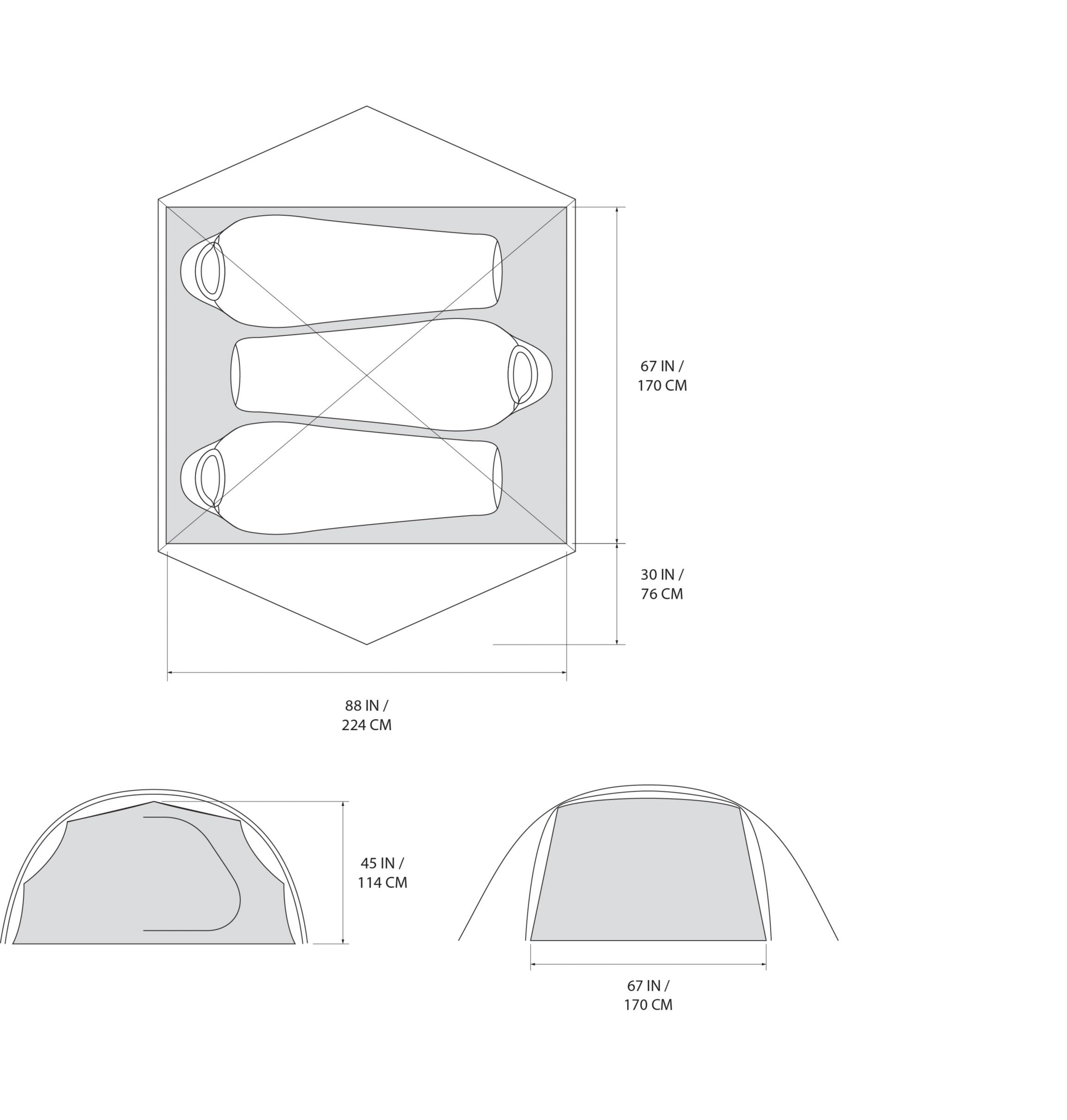 Meridian™ 3 Tent | Mountain Hardwear