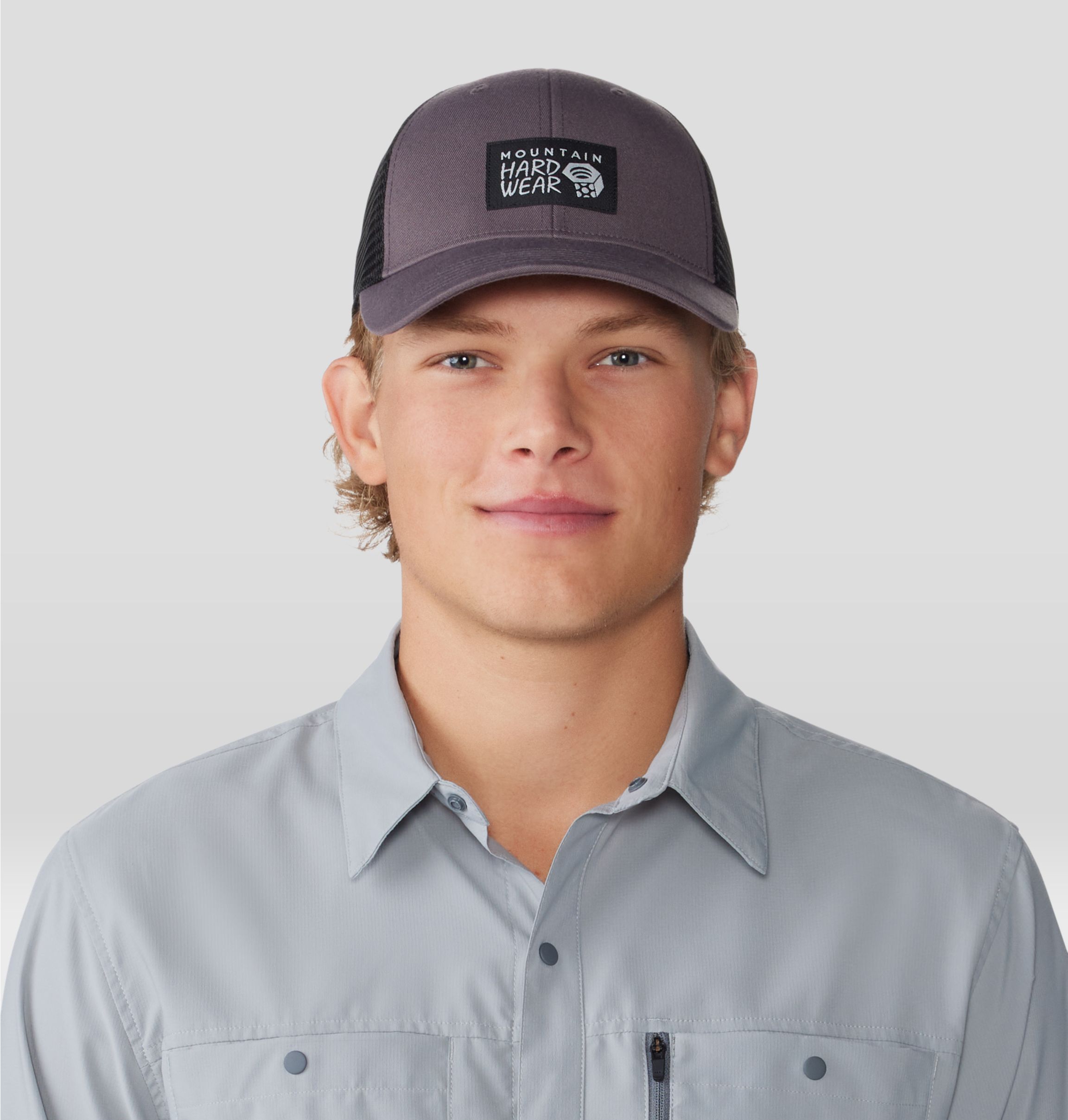 Drifthook Trucker Cap—Blue with Box Logo