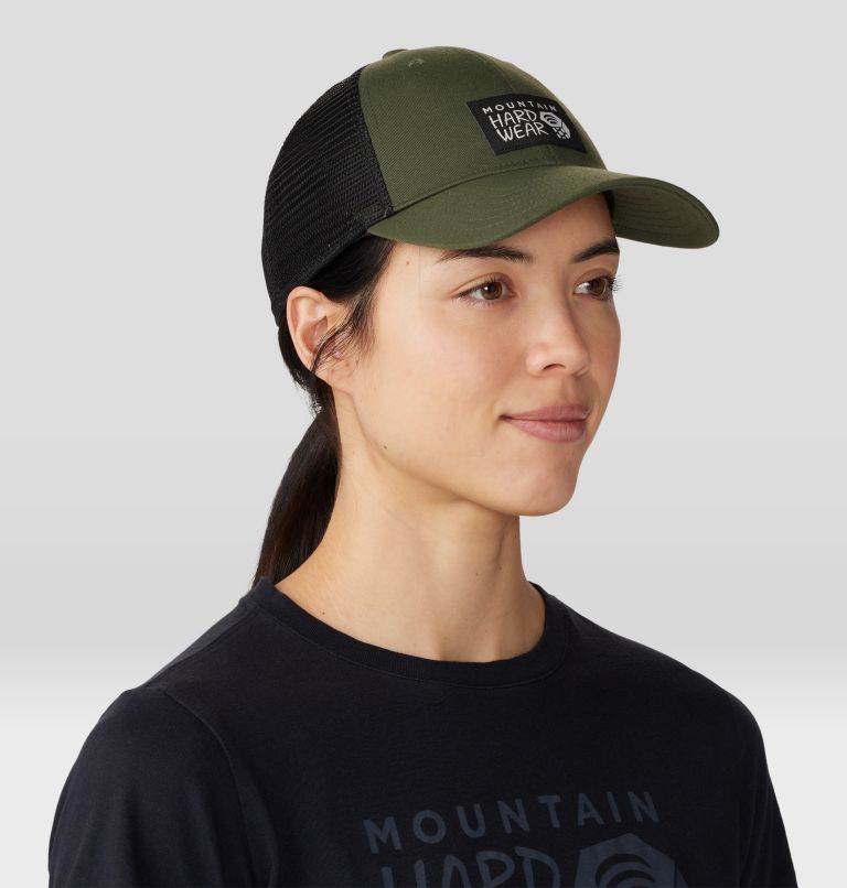 MHW Logo Trucker Hat, Color: Surplus Green, image 10