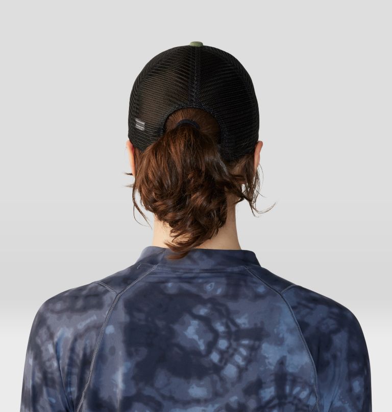 MHW Logo Trucker Hat, Color: Combat Green, image 7