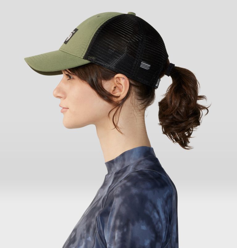 MHW Logo Trucker Hat, Color: Combat Green, image 9