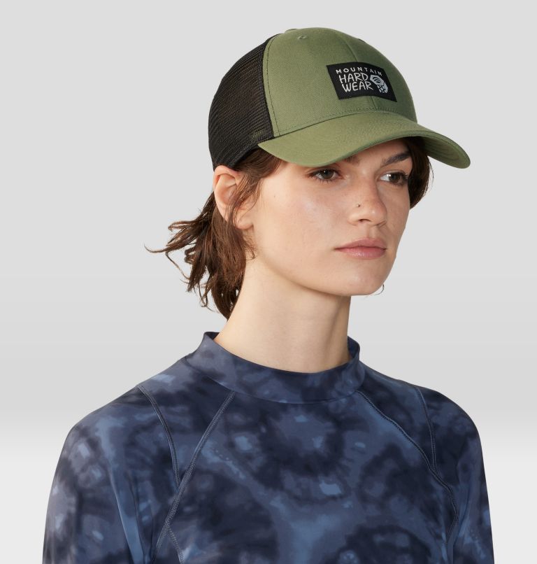 MHW Logo Trucker Hat, Color: Combat Green, image 10