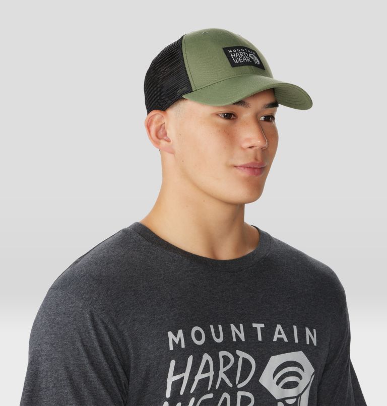 MHW Logo Trucker Hat, Color: Combat Green, image 5