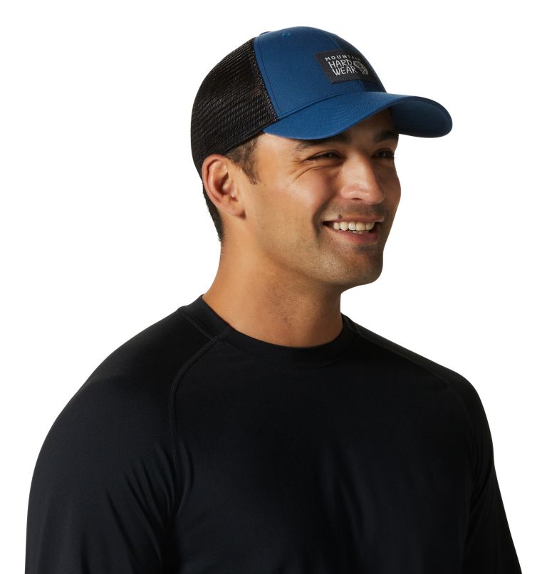 MHW Logo Trucker Hat, Color: Blue Horizon, image 5