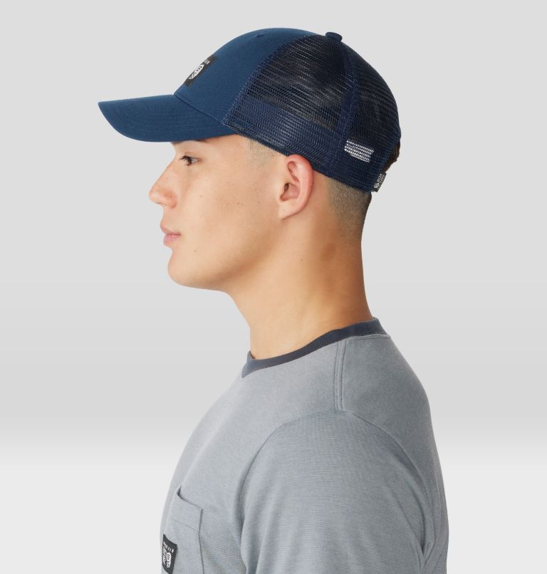 MHW Logo Trucker Hat, Color: Hardwear Navy, image 4