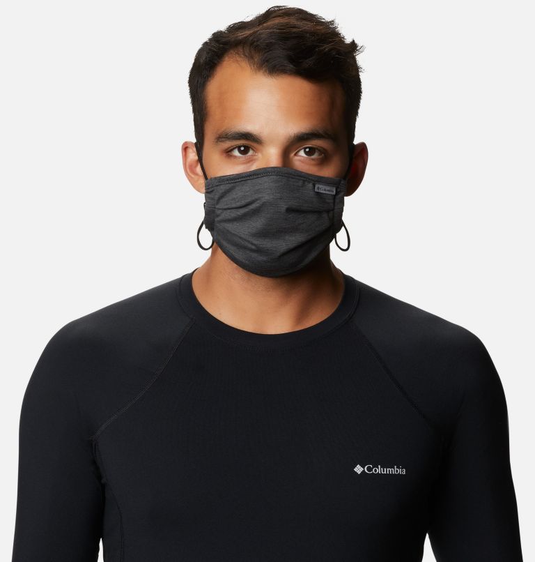 Thumbnail: Tech Trail Face Mask, Color: Black, Black, image 4