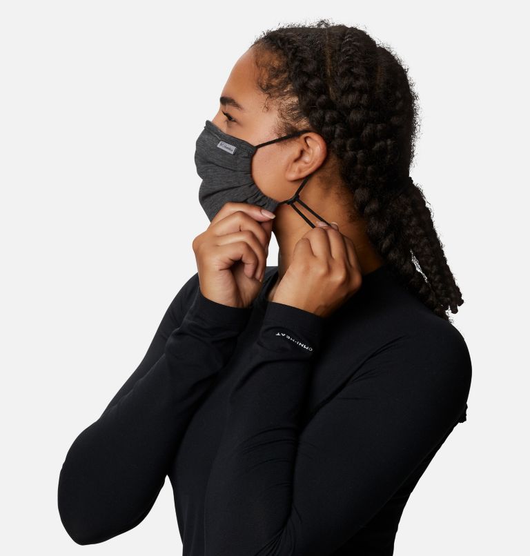 Tech Trail Face Mask, Color: Black, Black, image 5