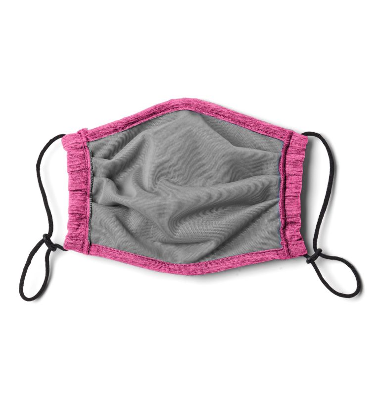 Thumbnail: Tech Trail Face Mask, Color: Pink Ice Heather, image 2