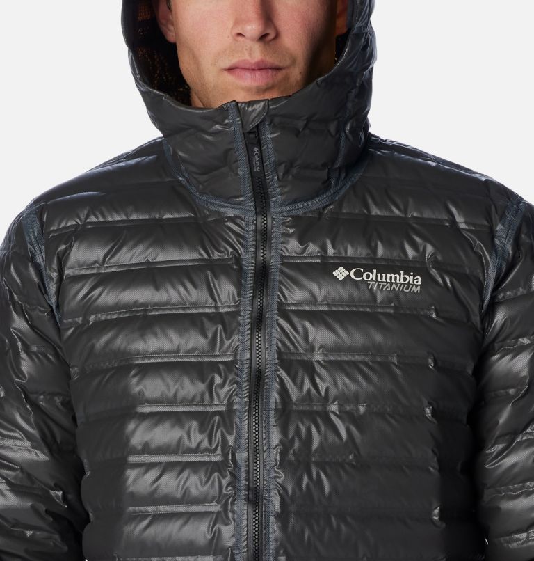 Columbia men's titanium outdry cheap down hooded puffer jacket