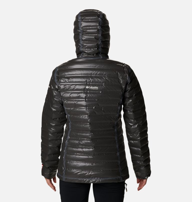 Women's OutDry Ex II Gold Down Jacket, Color: Black, image 2