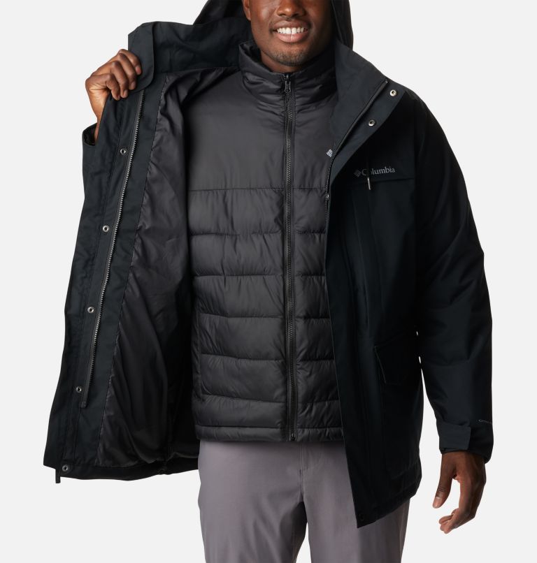 Thumbnail: Men's Stuart Island Omni-Heat Infinity Interchange Jacket, Color: Black, image 5