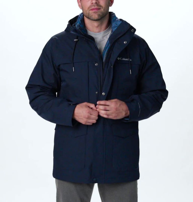 Men's Stuart Island Interchange Jacket, Color: Collegiate Navy