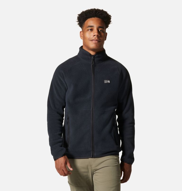 Men's Polartec® Double Brushed Full Zip Jacket, Color: Black, image 1