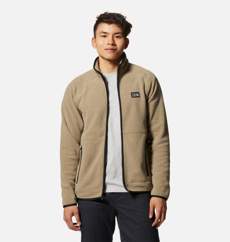 Manteau à fermeture éclair Polartec® Double Brushed Homme, Color: Trail Dust Heather, image 5