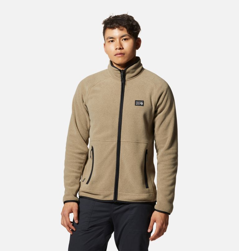 Men's Polartec® Double Brushed Full Zip Jacket, Color: Trail Dust Heather, image 1