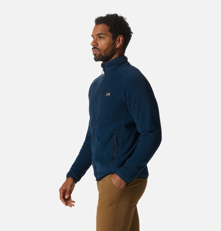 Polartec® Double Brushed Full Zip Jacket | 425 | S, Color: Hardwear Navy, image 3
