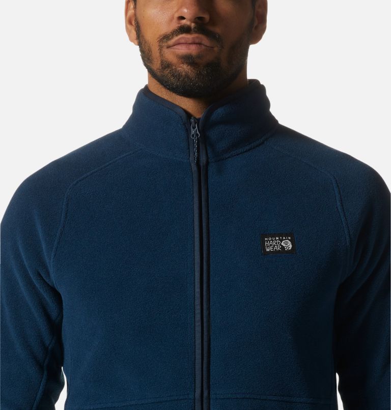Men's Polartec® Double Brushed Full Zip Jacket, Color: Hardwear Navy