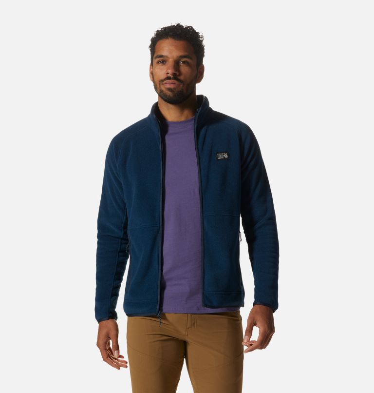 Men's Polartec® Double Brushed Full Zip Jacket, Color: Hardwear Navy, image 5