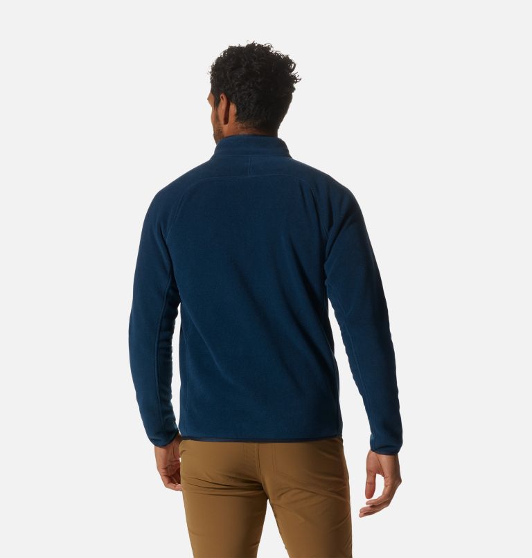 Thumbnail: Men's Polartec® Double Brushed Full Zip Jacket, Color: Hardwear Navy, image 3