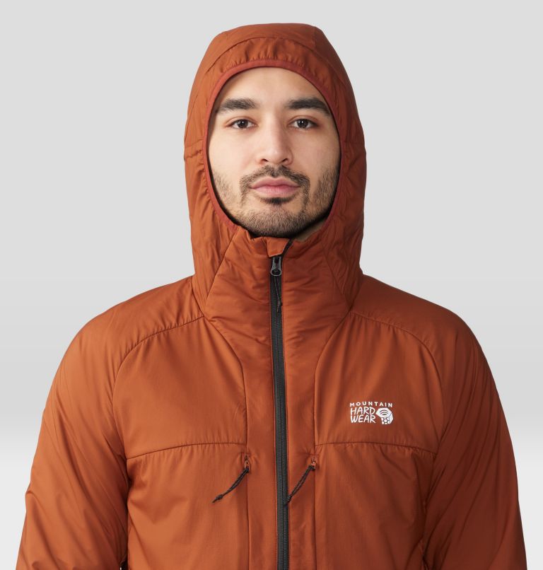 Men's Kor AirShell Warm Jacket, Color: Iron Oxide, image 4