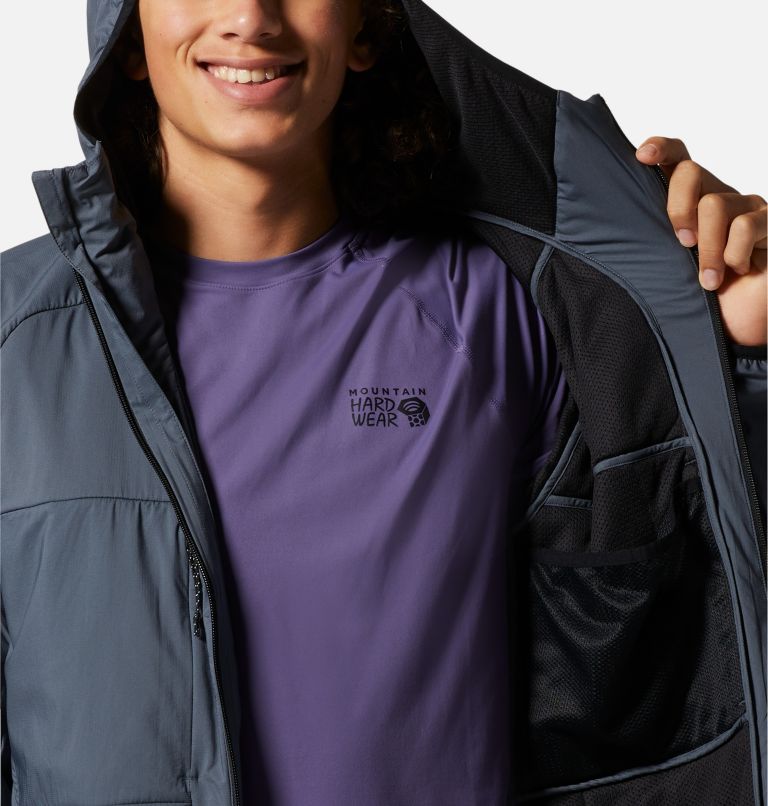Thumbnail: Men's Kor Airshell Warm Jacket, Color: Blue Slate, image 8
