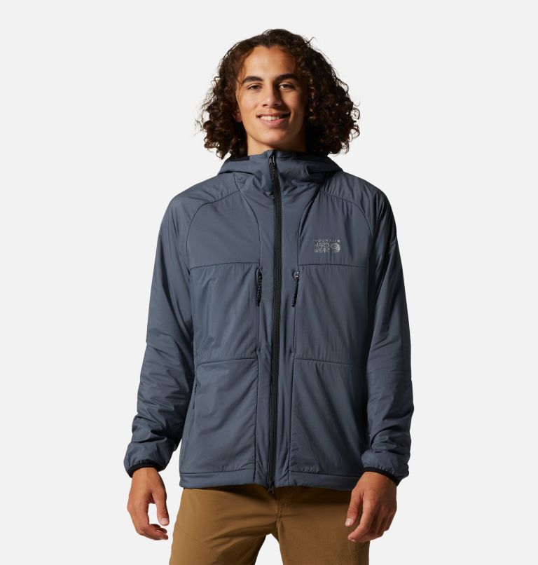 Men's Kor AirShell Warm Jacket, Color: Blue Slate, image 1