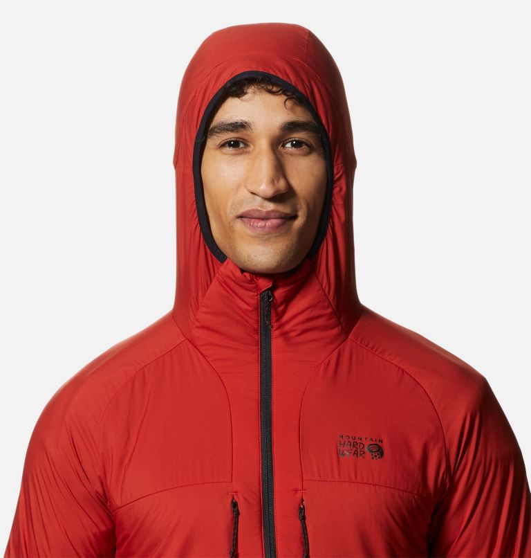 Men's Kor Airshell Warm Jacket, Color: Desert Red, image 4