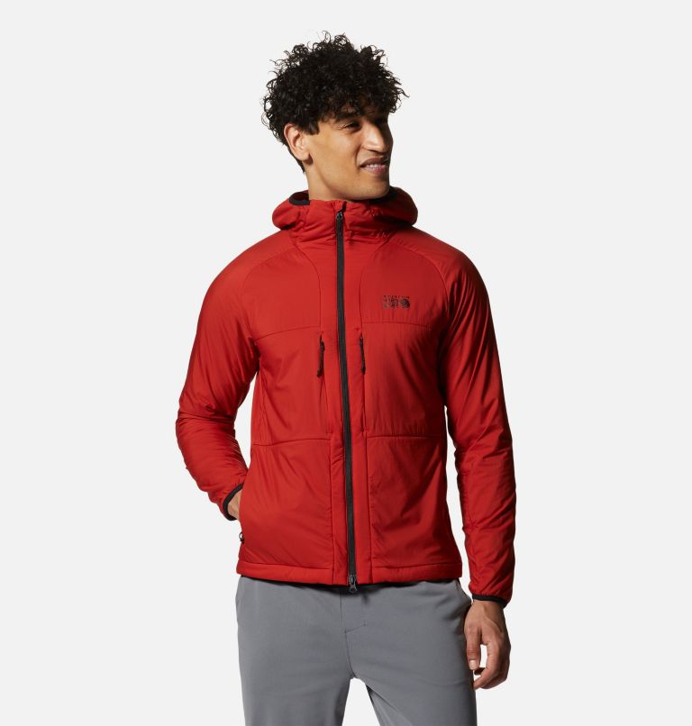 Men's Kor AirShell Warm Jacket, Color: Desert Red, image 1