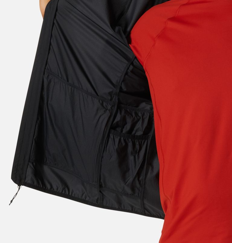 Manteau à capuchon Kor AirShell Homme, Color: Black, image 5