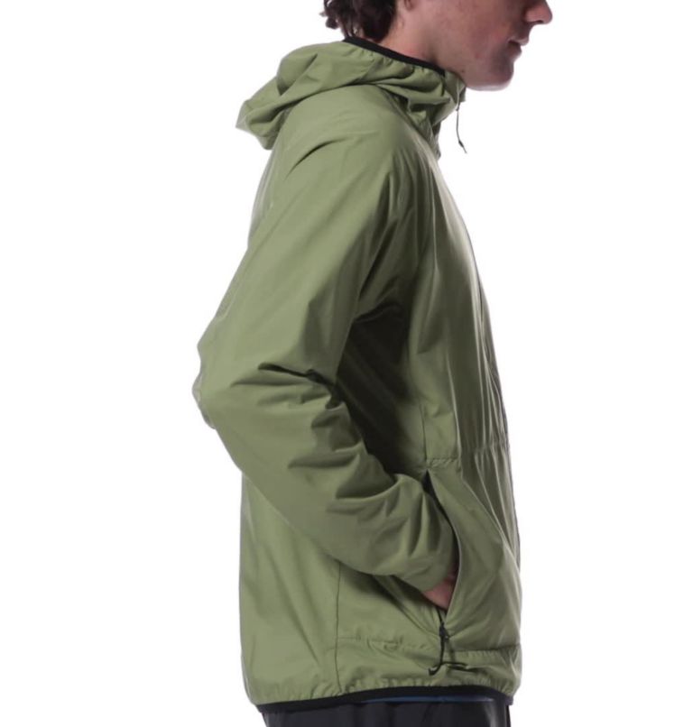 Manteau à capuchon Kor AirShell Homme, Color: Light Cactus