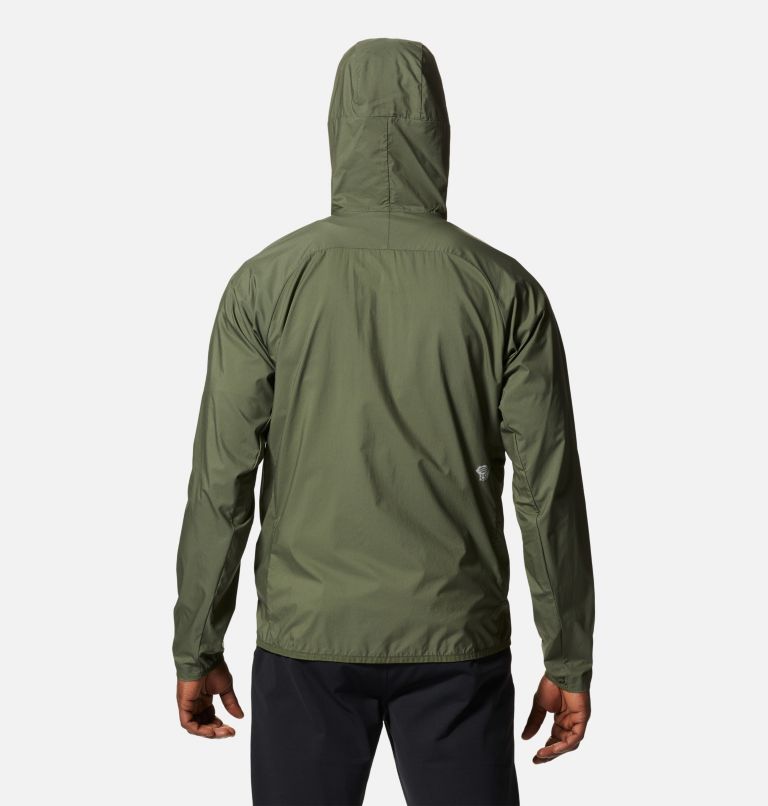 Manteau à capuchon Kor AirShell Homme, Color: Surplus Green, image 2