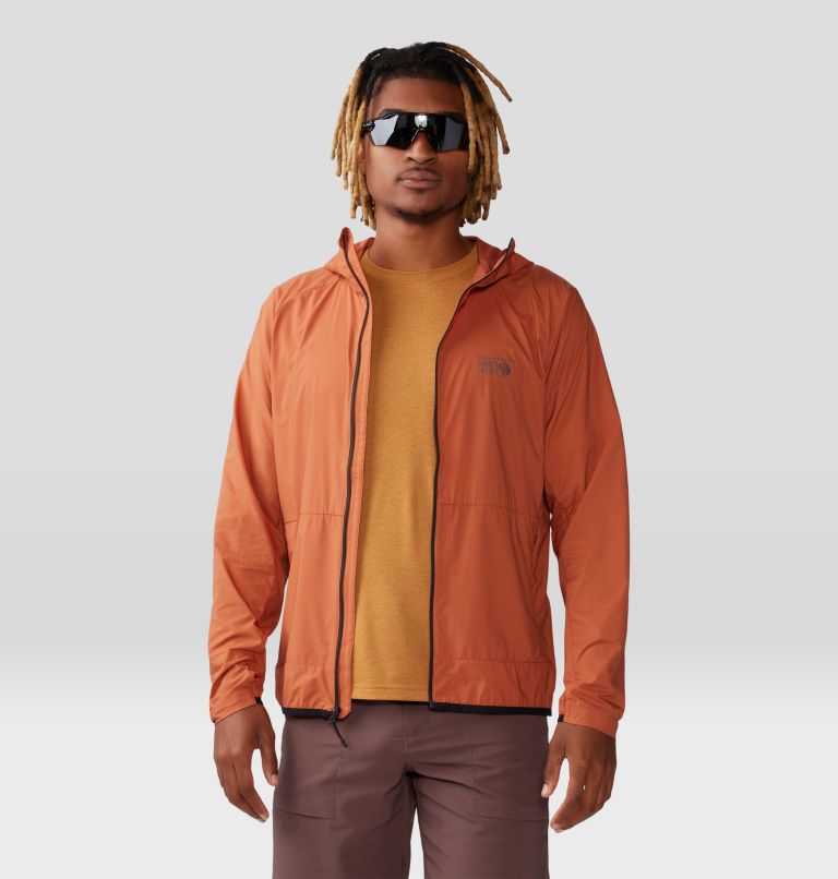 Manteau à capuchon Kor AirShell Homme, Color: Raw Carnelian, image 8