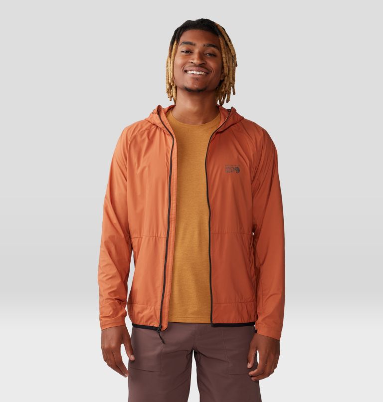 Manteau à capuchon Kor AirShell Homme, Color: Raw Carnelian, image 9