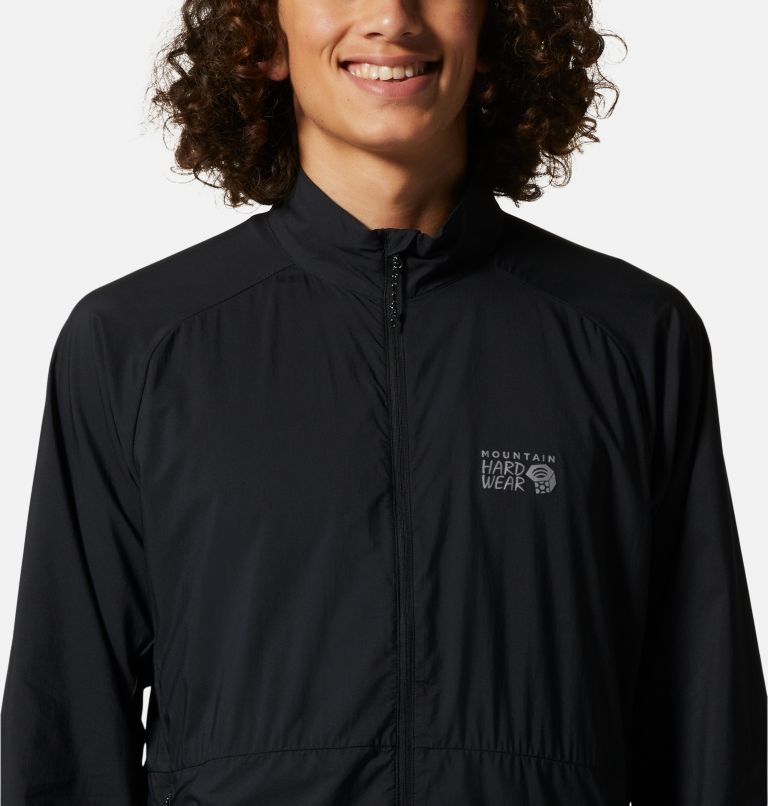 Thumbnail: Men's Kor AirShell Full Zip Jacket, Color: Black, image 4