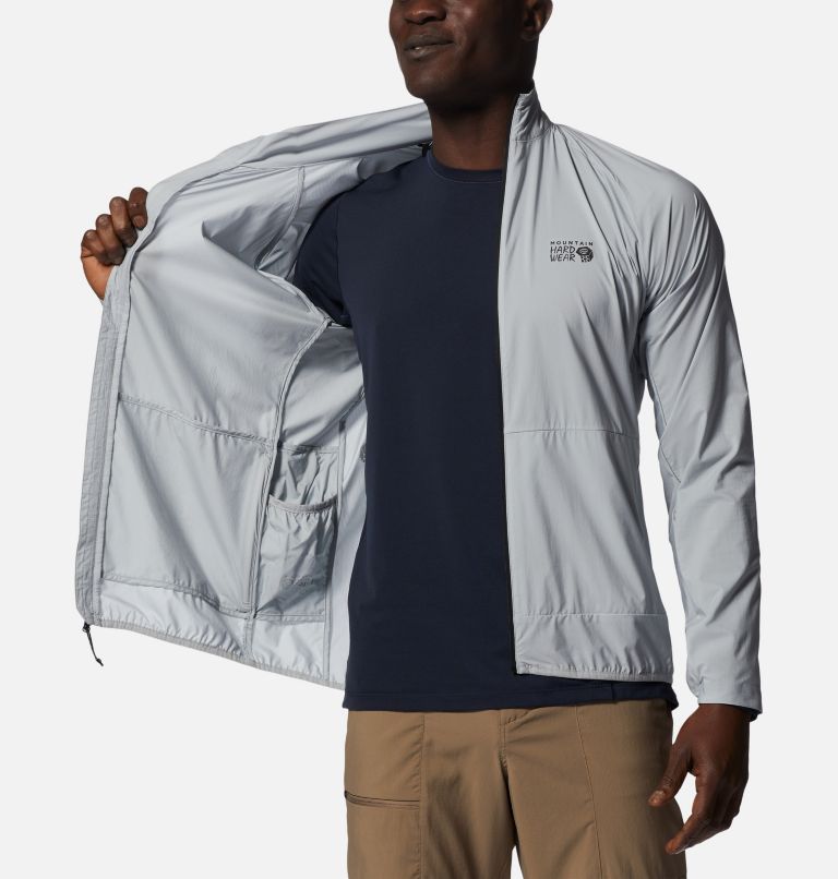Thumbnail: Men's Kor AirShell Full Zip Jacket, Color: Glacial, image 5