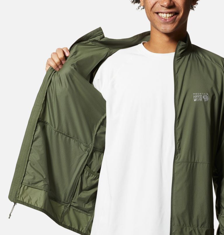 Thumbnail: Kor AirShell Full Zip Jacket | 347 | XXL, Color: Surplus Green, image 5