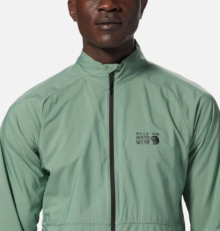 Thumbnail: Men's Kor AirShell Full Zip Jacket, Color: Aloe, image 4