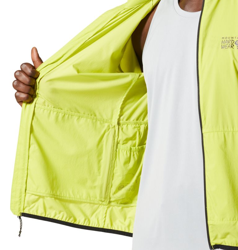 Thumbnail: Men's Kor AirShell Full Zip Jacket, Color: Fern Glow, image 5