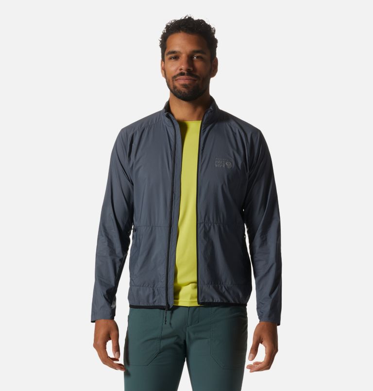 Thumbnail: Men's Kor AirShell Full Zip Jacket, Color: Blue Slate, image 6