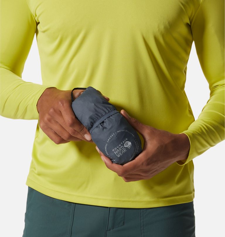 Men's Kor AirShell Full Zip Jacket, Color: Blue Slate, image 7