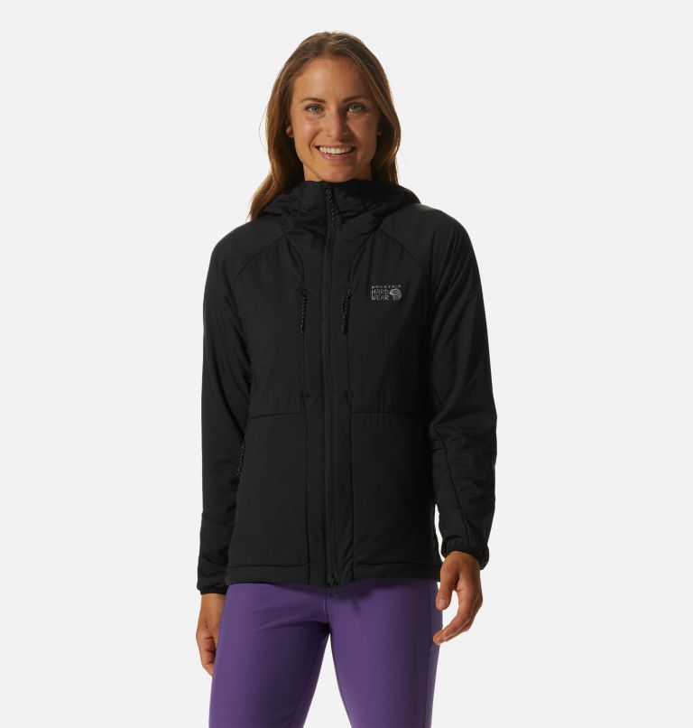 Women's Kor AirShell Warm Jacket, Color: Black, image 1