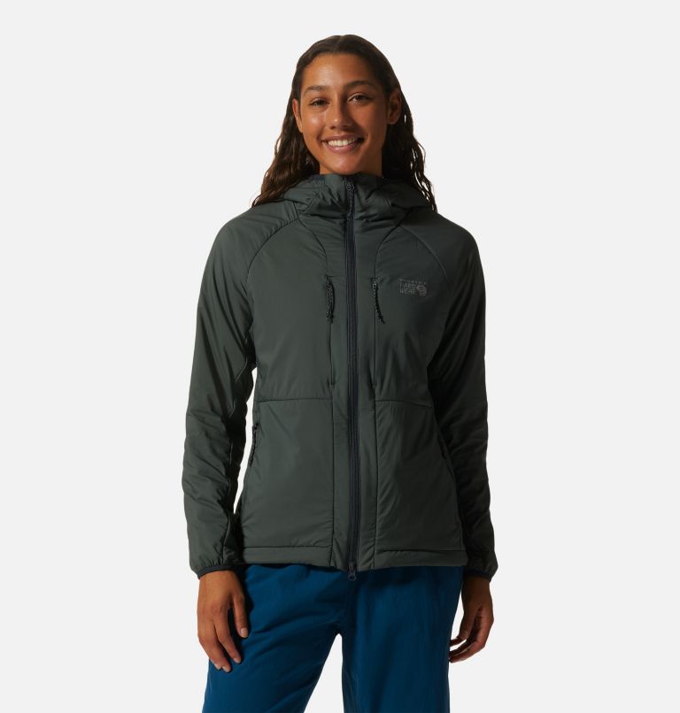 Women's Kor AirShell Warm Jacket, Color: Black Spruce