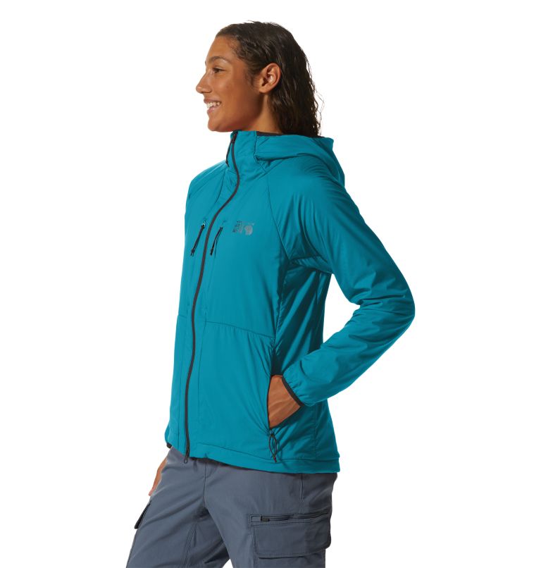 Thumbnail: Women's Kor Airshell Warm Jacket, Color: Teton Blue, image 3