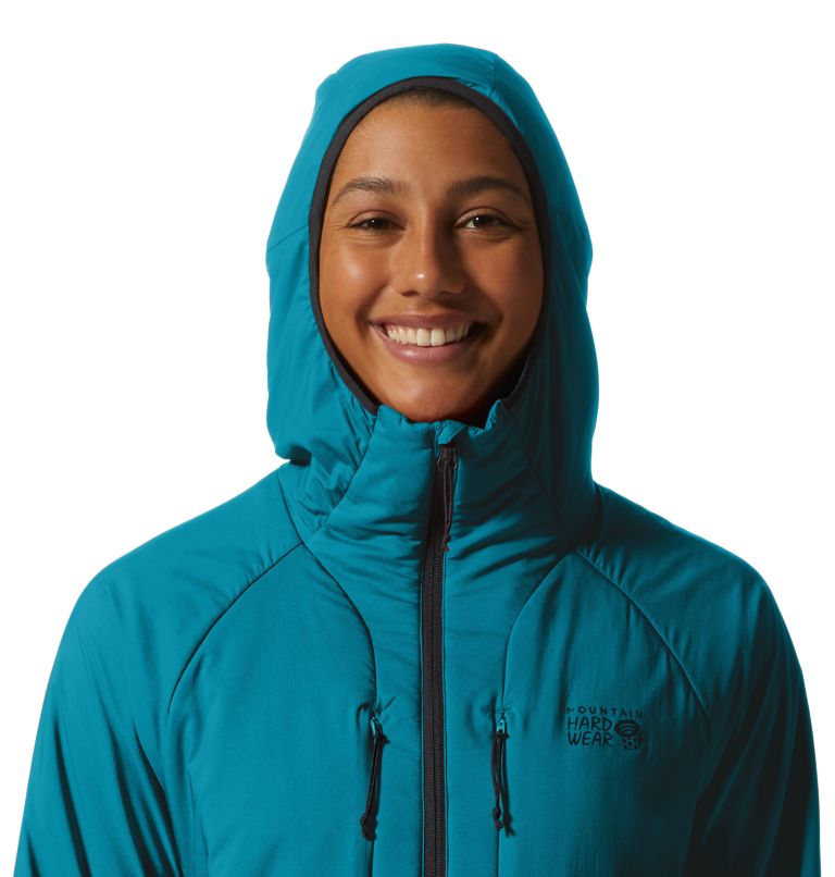 Thumbnail: Women's Kor AirShell Warm Jacket, Color: Teton Blue, image 4