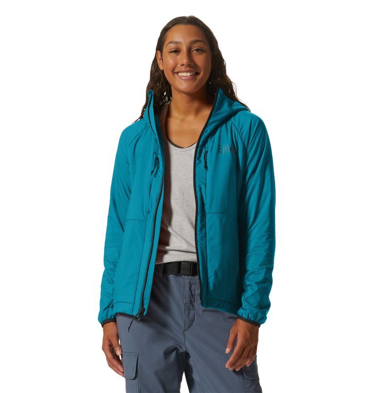 Thumbnail: Women's Kor Airshell Warm Jacket, Color: Teton Blue, image 8