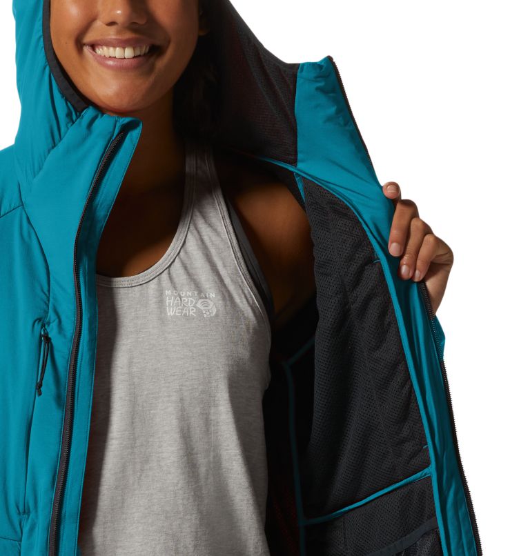 Thumbnail: Women's Kor AirShell Warm Jacket, Color: Teton Blue, image 9